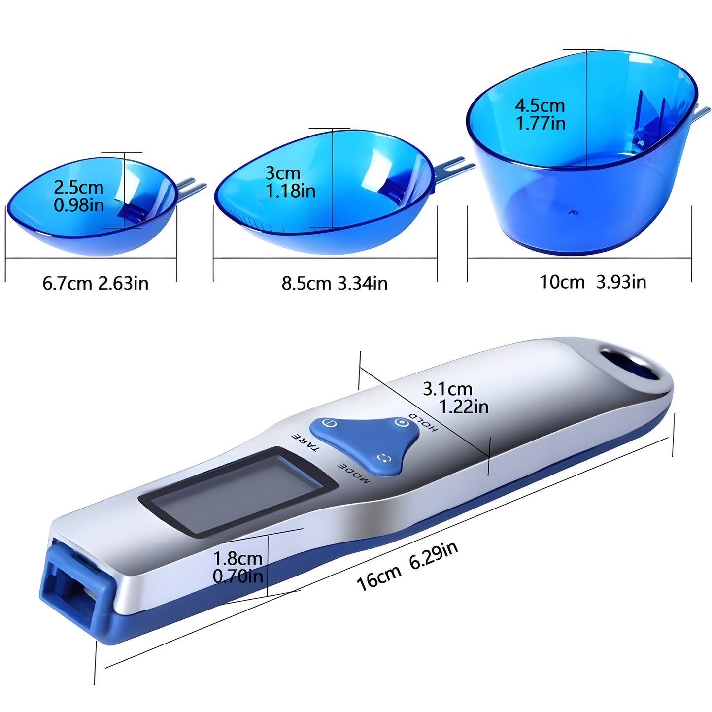 Tripple Digital Measuring Spoon